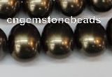 CSB837 15.5 inches 16*19mm oval shell pearl beads wholesale