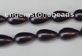 CSB856 15.5 inches 8*14mm teardrop shell pearl beads wholesale