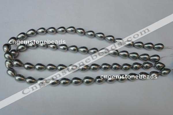 CSB860 15.5 inches 10*12mm teardrop shell pearl beads wholesale