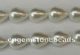 CSB862 15.5 inches 10*14mm teardrop shell pearl beads wholesale