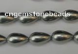 CSB865 15.5 inches 9*16mm teardrop shell pearl beads wholesale