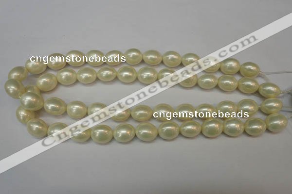 CSB880 15.5 inches 13*15mm nuggets shell pearl beads wholesale