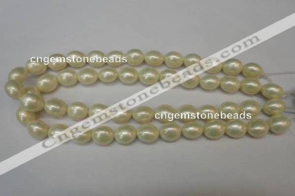 CSB880 15.5 inches 13*15mm nuggets shell pearl beads wholesale