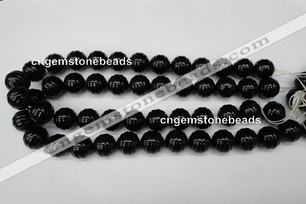 CSB897 15.5 inches 16mm whorl round shell pearl beads wholesale