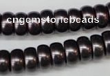 CSB902 15.5 inches 6*12mm rondelle shell pearl beads wholesale