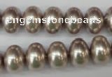 CSB908 15.5 inches 10*14mm rondelle shell pearl beads wholesale