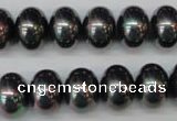 CSB909 15.5 inches 10*14mm rondelle shell pearl beads wholesale