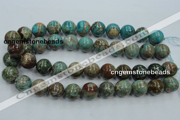 CSE03 15.5 inches 18mm round natural sea sediment jasper beads