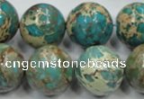 CSE04 15.5 inches 20mm round natural sea sediment jasper beads