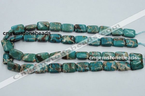 CSE15 15.5 inches 13*18mm rectangle natural sea sediment jasper beads