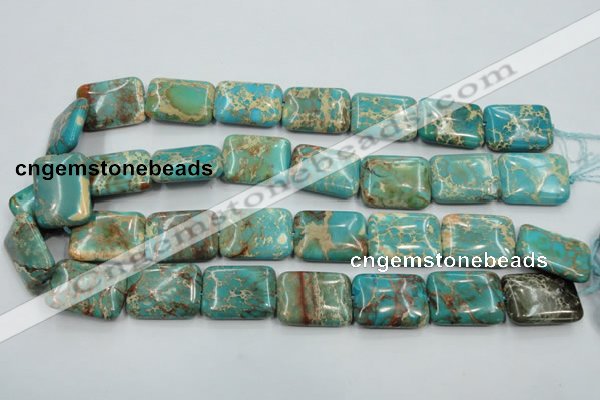 CSE16 15.5 inches 18*25mm rectangle natural sea sediment jasper beads