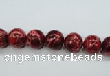 CSE161 15.5 inches 8mm round dyed natural sea sediment jasper beads