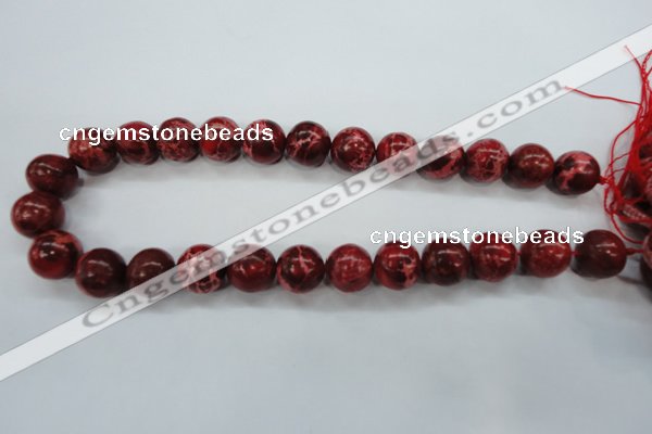 CSE162 15.5 inches 10mm round dyed natural sea sediment jasper beads