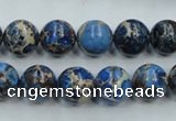 CSE212 15.5 inches 10mm round dyed natural sea sediment jasper beads