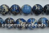 CSE213 15.5 inches 12mm round dyed natural sea sediment jasper beads