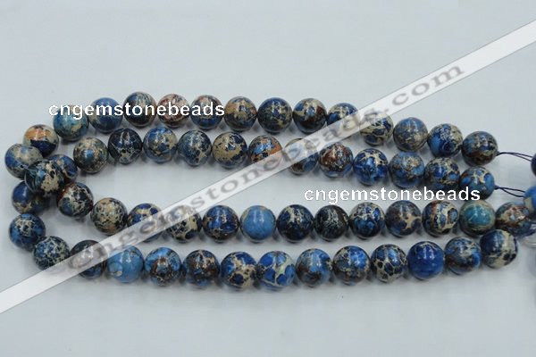 CSE215 15.5 inches 18mm round dyed natural sea sediment jasper beads