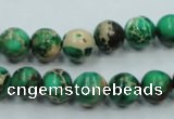 CSE220 15.5 inches 8mm round dyed natural sea sediment jasper beads