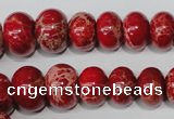 CSE304 15.5 inches 7*10mm – 15*20mm rondelle dyed sea sediment jasper beads