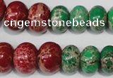 CSE305 15.5 inches 7*10mm – 15*20mm rondelle dyed sea sediment jasper beads