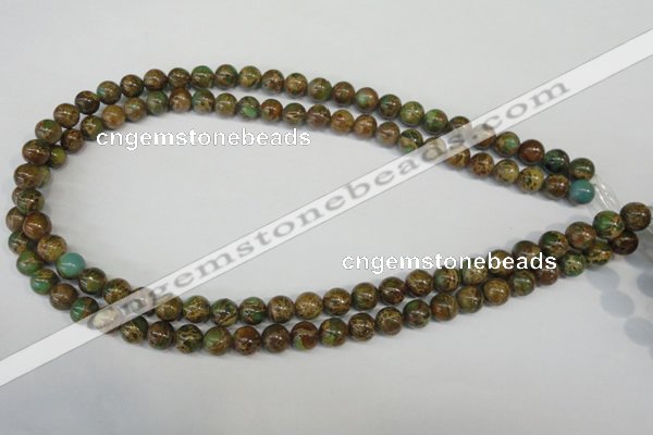 CSE5050 15.5 inches 8mm round natural sea sediment jasper beads