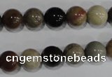 CSE5204 15.5 inches 12mm round sea sediment jasper beads wholesale