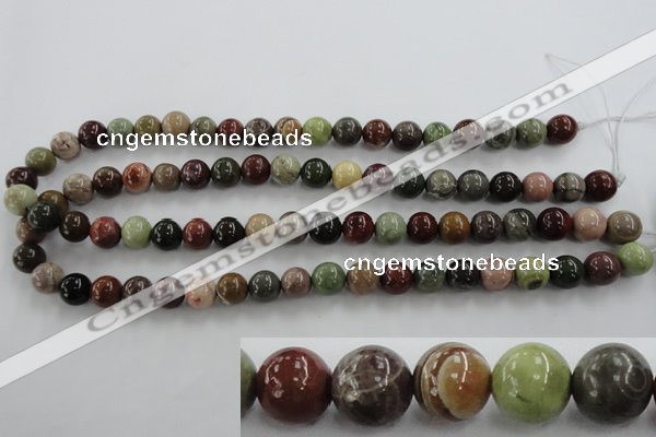 CSE5302 15.5 inches 8mm round sea sediment jasper beads wholesale