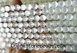 CSE630 15 inches 6mm round selenite beads wholesale