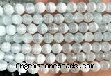 CSE641 15 inches 8mm round selenite beads wholesale