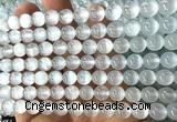 CSE651 15 inches 8mm round selenite beads wholesale