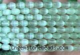 CSE674 15 inches 6*9mm rice selenite beads wholesale
