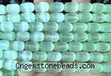 CSE678 15 inches 8*12mm drum selenite beads wholesale