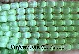 CSE688 15 inches 8*12mm drum selenite beads wholesale