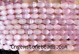CSE704 15 inches 6*9mm rice selenite beads wholesale