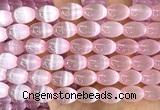 CSE706 15 inches 10*14mm rice selenite beads wholesale