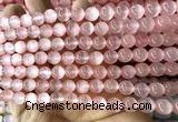 CSE710 15 inches 6mm round selenite beads wholesale