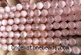 CSE711 15 inches 8mm round selenite beads wholesale