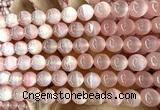 CSE712 15 inches 10mm round selenite beads wholesale