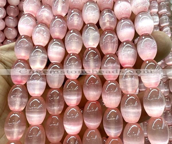 CSE716 15 inches 10*14mm rice selenite beads wholesale