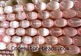 CSE716 15 inches 10*14mm rice selenite beads wholesale