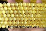CSE740 15 inches 6mm round selenite beads wholesale
