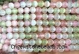 CSE760 15 inches 6mm round colorful selenite beads wholesale