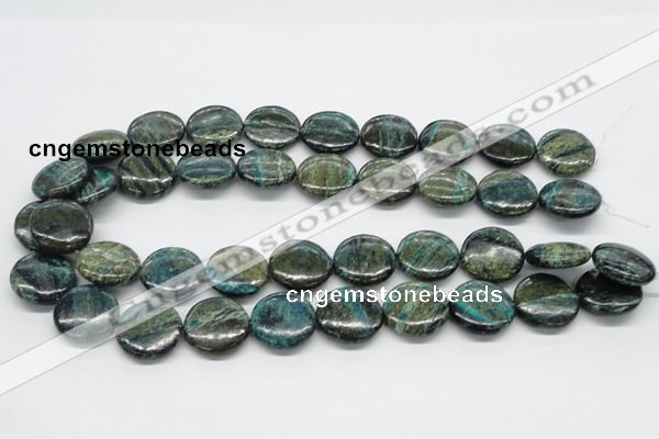 CSG17 15.5 inches 20mm flat round long spar gemstone beads wholesale