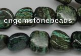 CSG34 15.5 inches 14*14mm freeform long spar gemstone beads