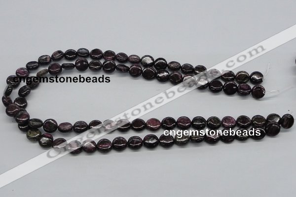 CSG55 15.5 inches 10mm flat round long spar gemstone beads wholesale