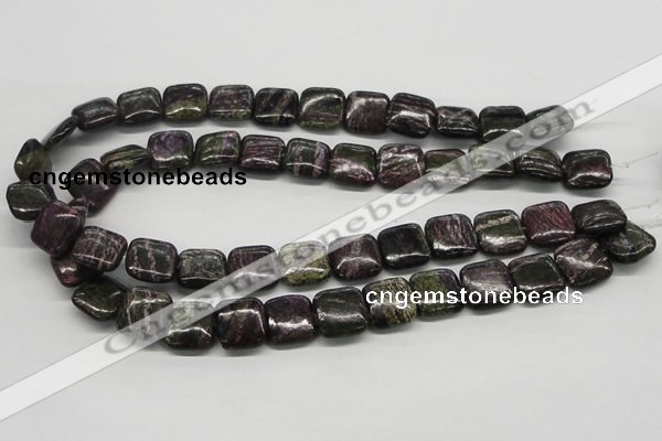 CSG58 15.5 inches 10*10mm square long spar gemstone beads wholesale