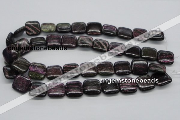 CSG60 15.5 inches 20*20mm square long spar gemstone beads wholesale