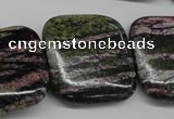 CSG80 15.5 inches 30*30mm square long spar gemstone beads wholesale