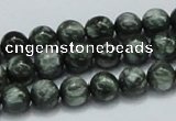 CSH02 15.5 inches 8mm round natural seraphinite gemstone beads