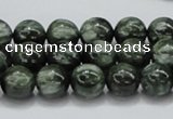 CSH03 15.5 inches 10mm round natural seraphinite gemstone beads