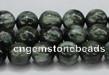 CSH04 15.5 inches 12mm round natural seraphinite gemstone beads